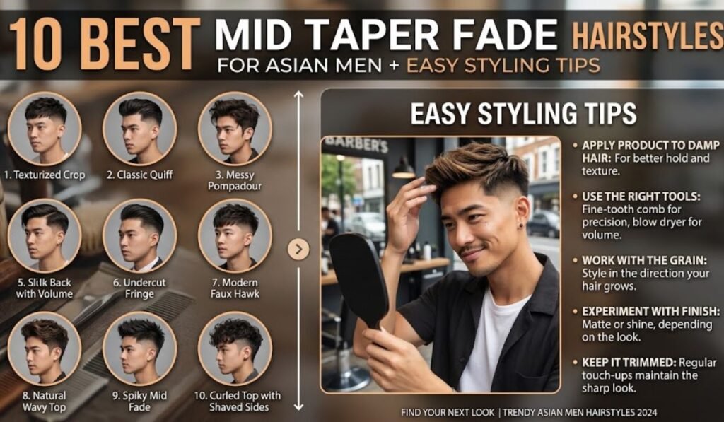 10 Best Mid Taper Fade Hairstyles