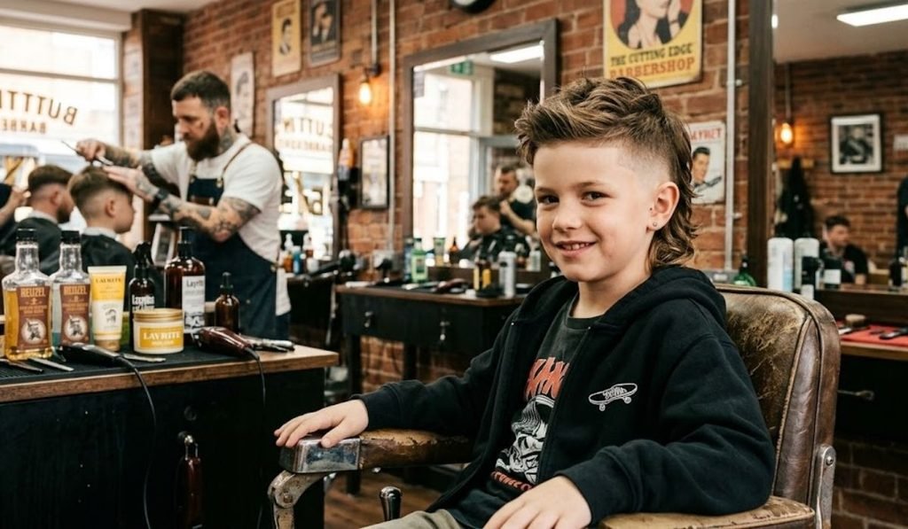 Boys Mullet Fade