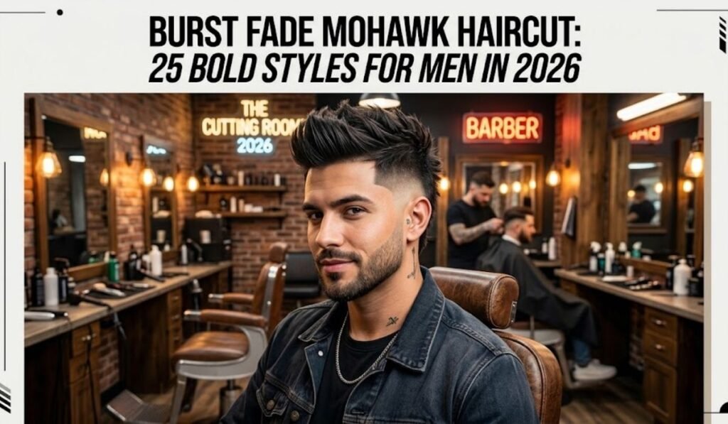 Burst Fade Mohawk Haircut