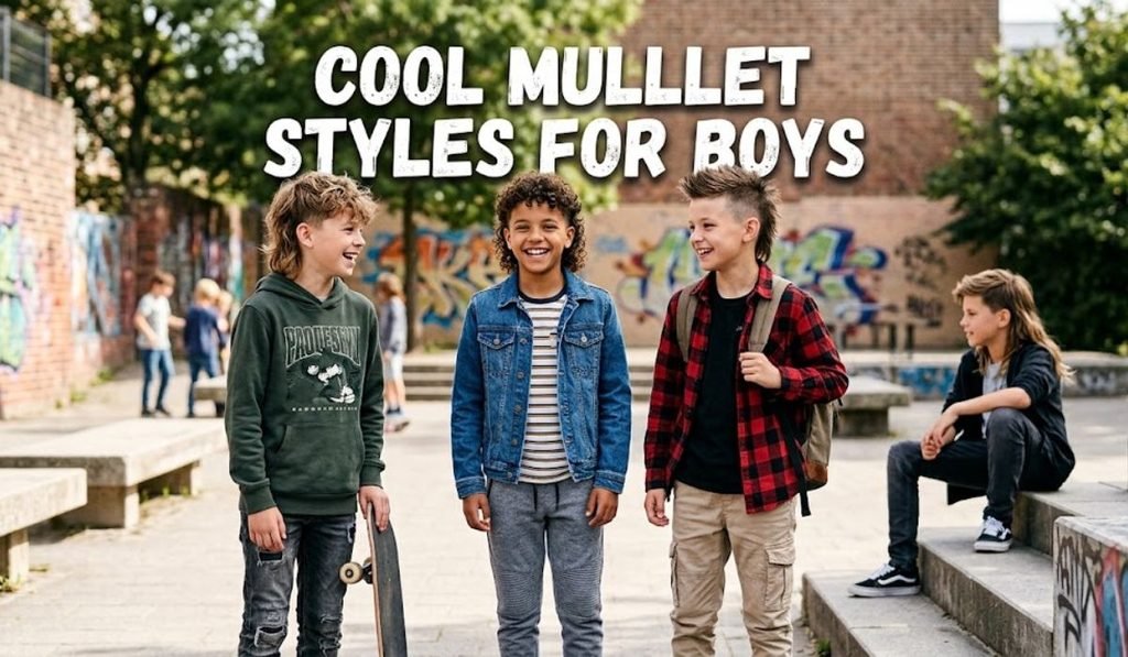 Cool Mullet Styles for Boys