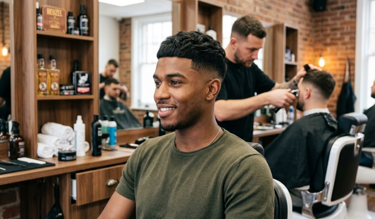 Crop Top Fade with Mid Taper