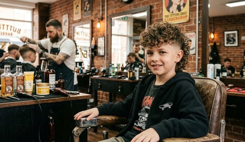 Curly Boys Modern Mullet