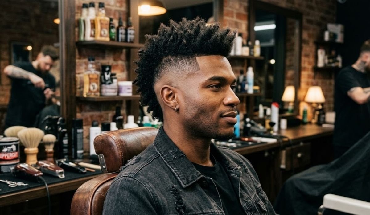 Disconnected Burst Fade Mohawk
