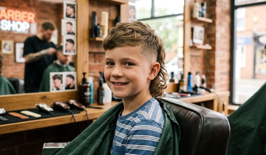 Kids Mullet Fade