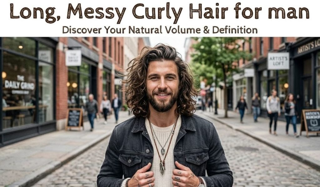 Long, Messy Curly Hair