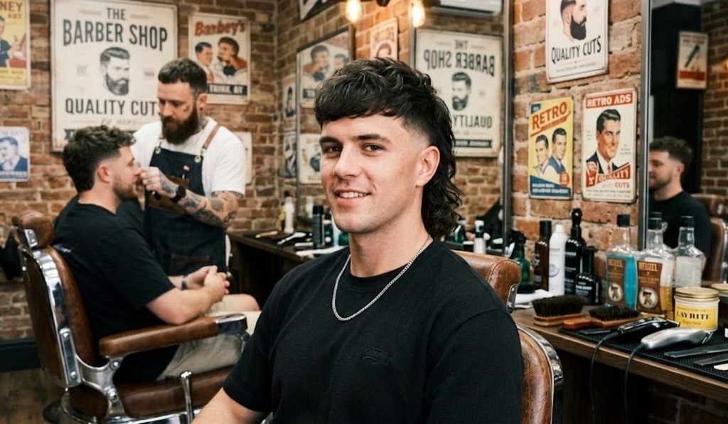 Low Fade Modern Mullet