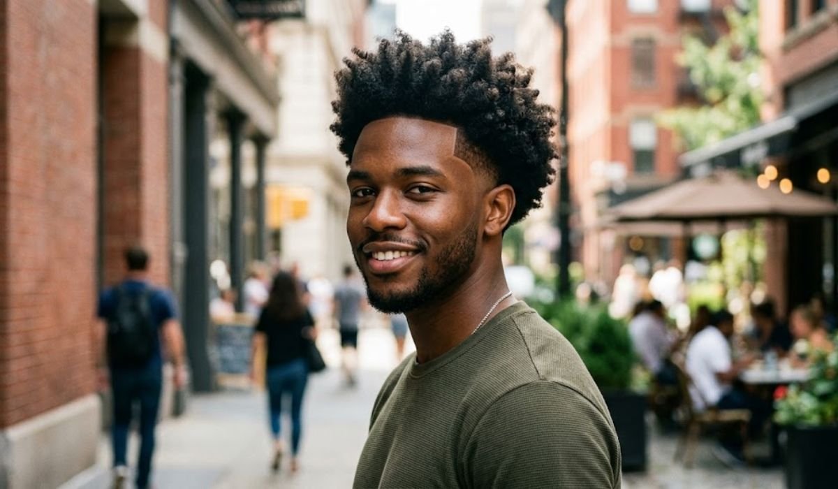 Low Taper Fade Afro