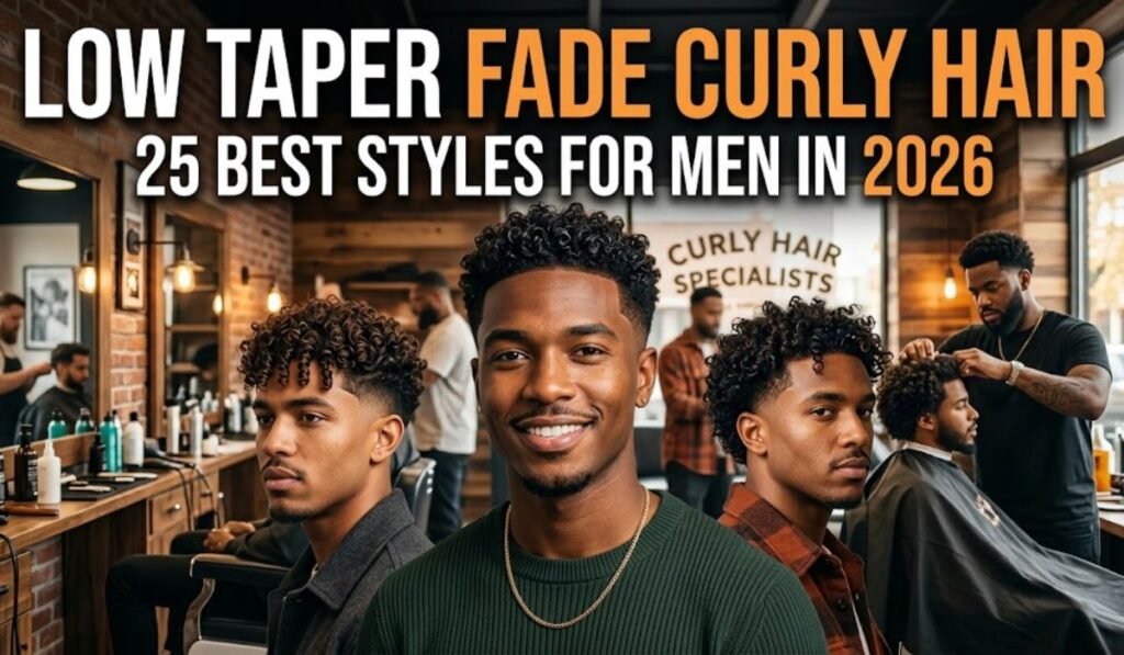 Low Taper Fade Curly Hair 2026