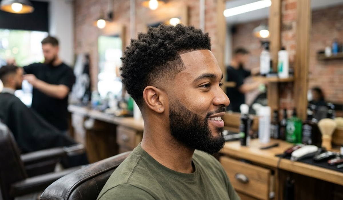 Low Taper Fade with Beard Blend