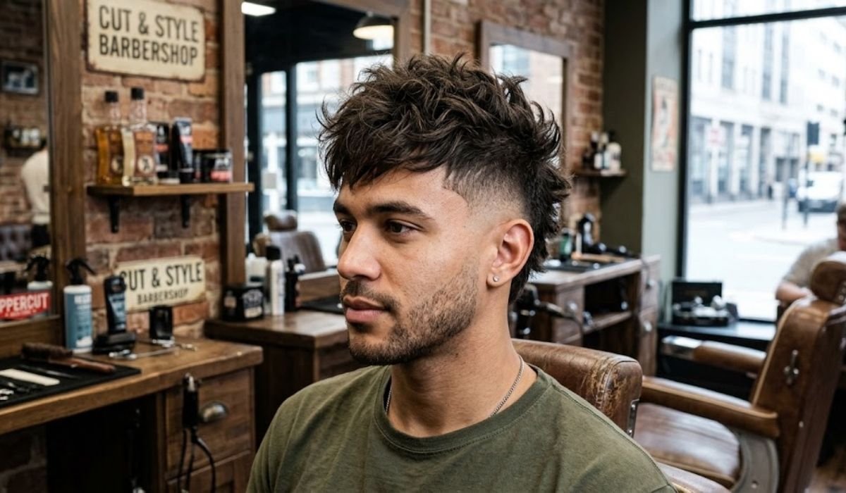 Messy Burst Fade Mohawk
