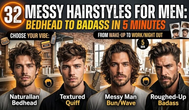 Messy Hairstyles for Men