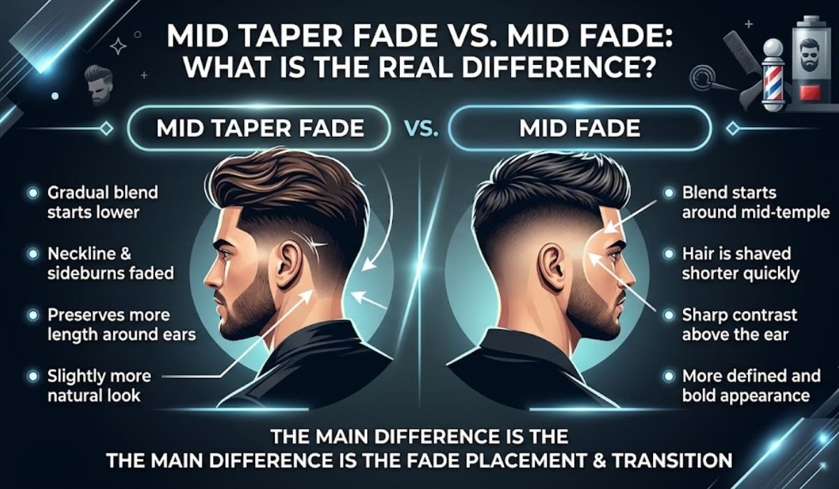 Mid Taper Fade vs. Mid Fade: What Is the Real Difference?