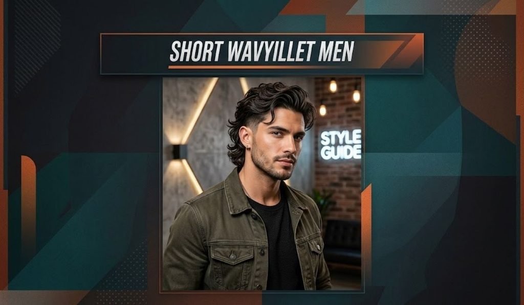 Short Wavy Mullet Men