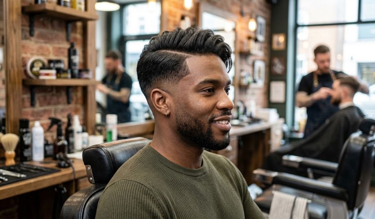 Side Part with Low Taper Fade
