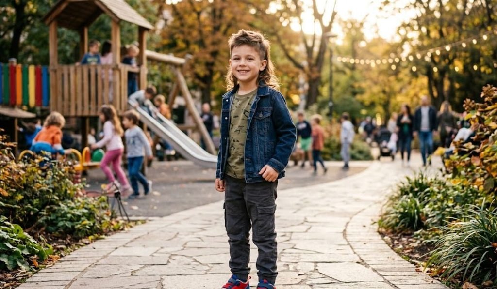 Stylish Mullet Haircut Kids