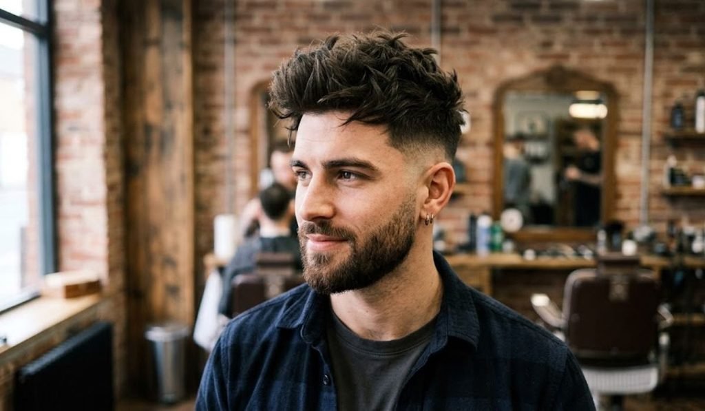 Textured and Messy with Faded Sides