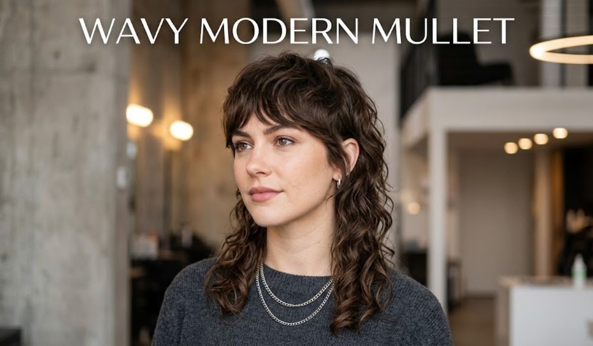 Wavy Modern Mullet