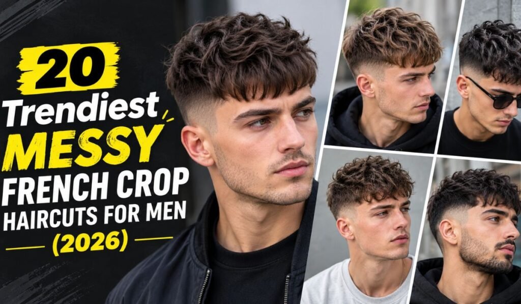 20 Trendiest Messy French Crop Haircuts for Men (2026)