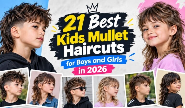 21 Best Kids Mullet Haircuts for Boys and Girls in 2026