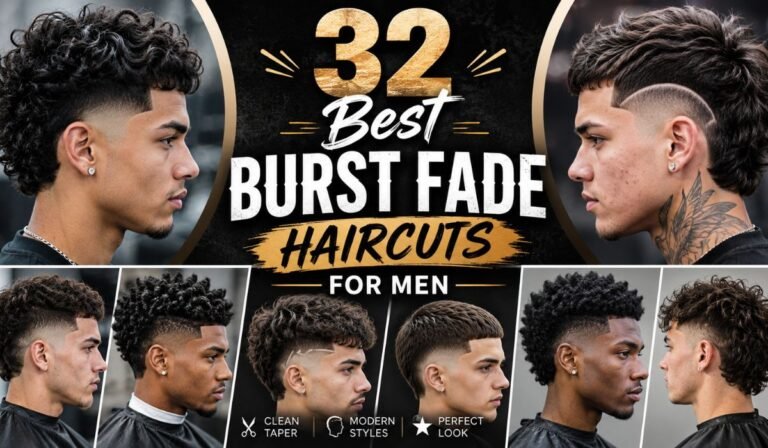 Burst Fade Haircuts For Men
