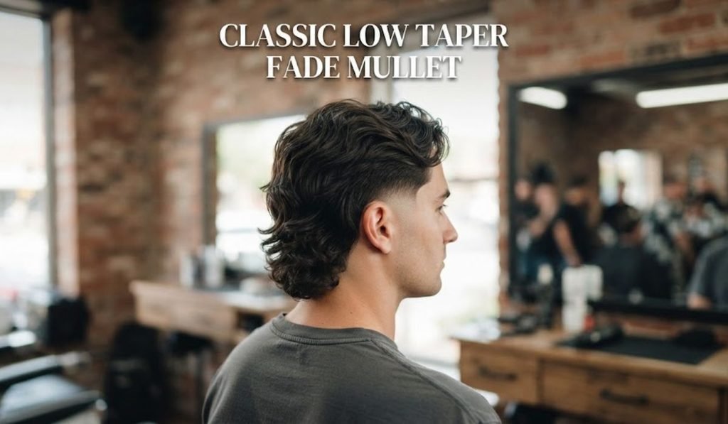 Classic Low Taper Fade Mullet