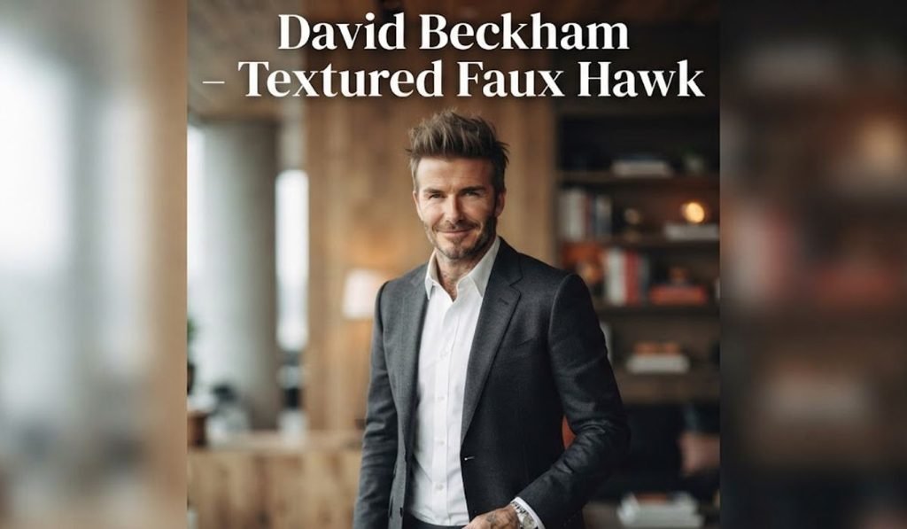 David Beckham – Textured Faux Hawk