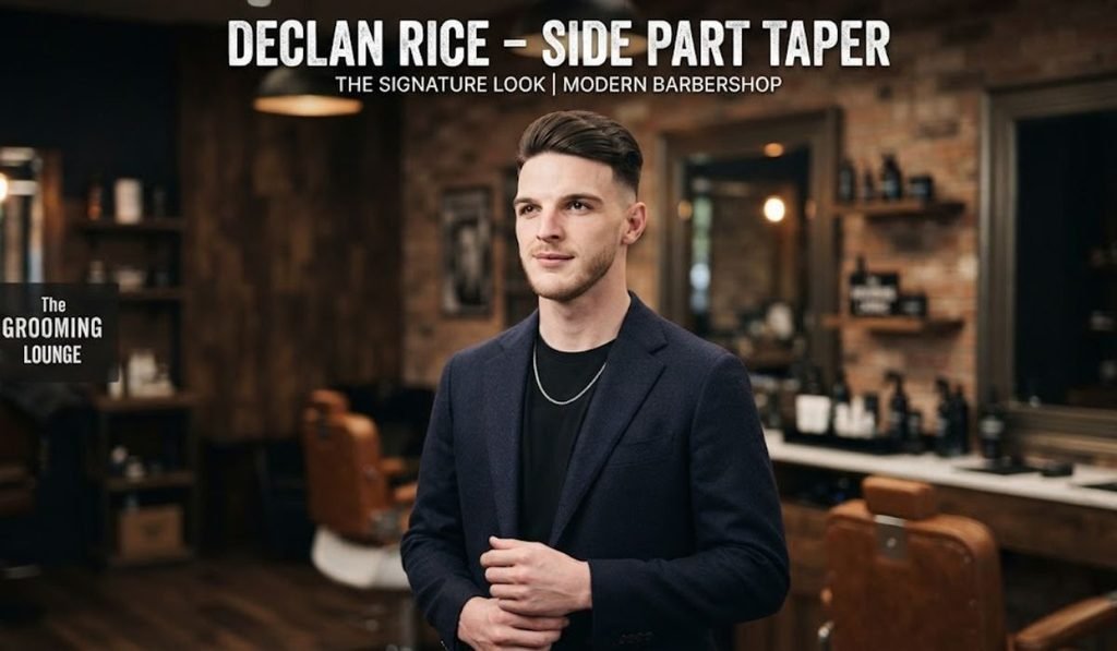 Declan Rice – Side Part Taper