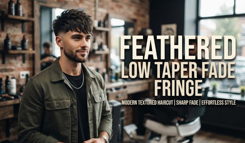 Feathered Low Taper Fade Fringe