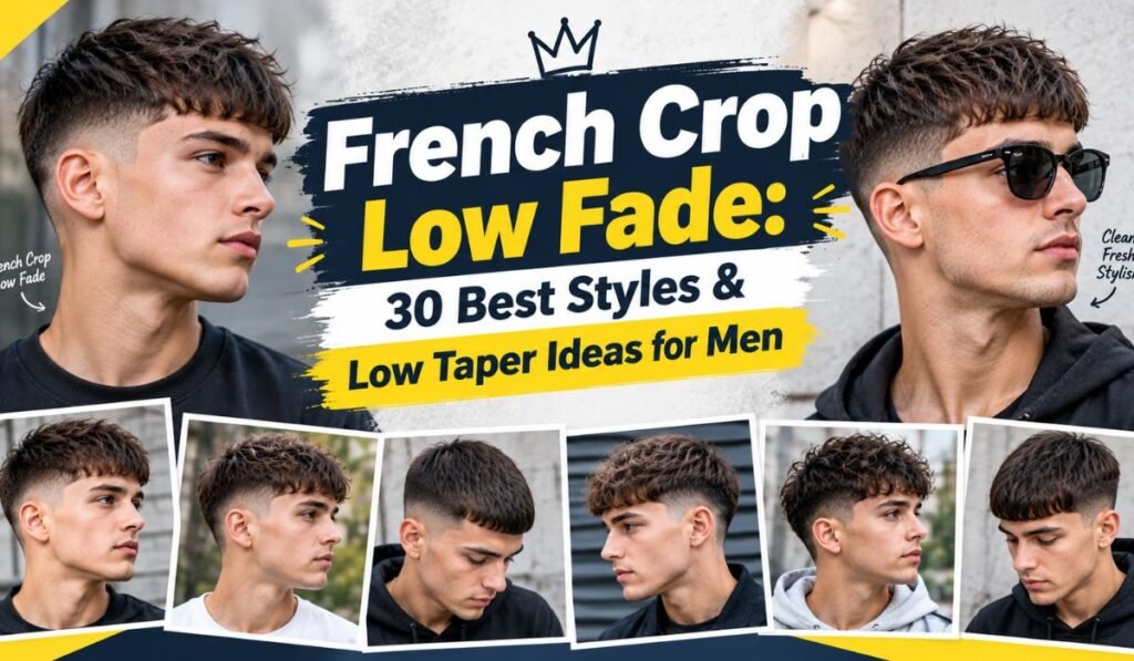 French Crop Low Fade: 30 Best Styles & Low Taper Ideas for Men