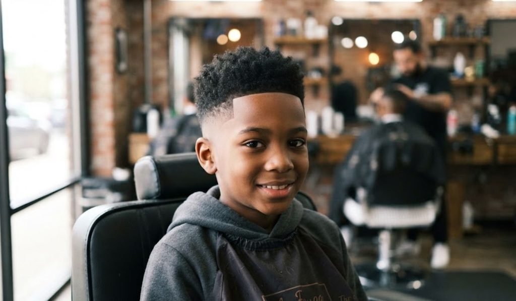 High Taper Fade on Black Hair