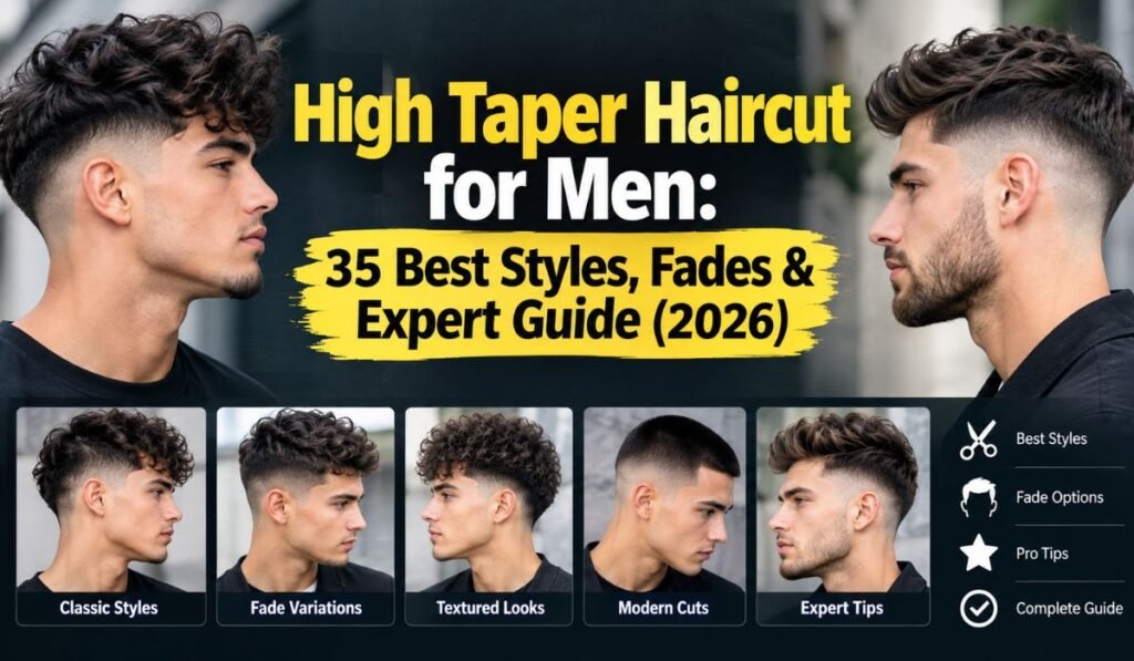 High Taper Haircut for Men 2026