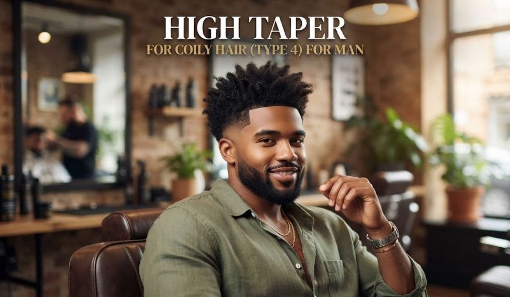 High Taper for Coily Hair (Type 4) for man