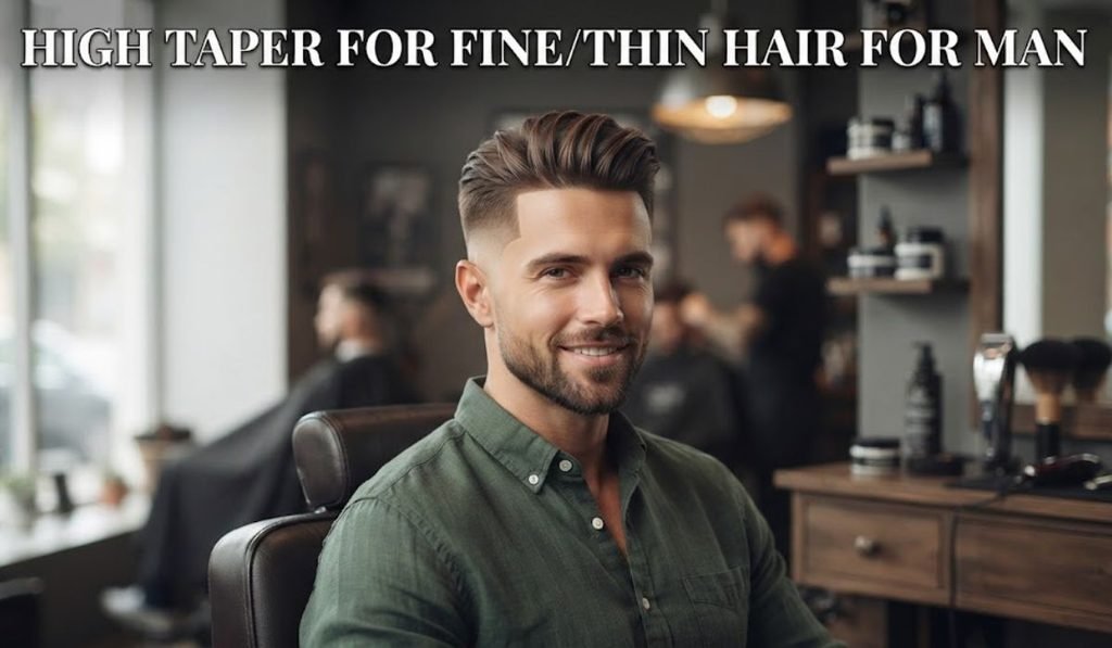 High Taper for FineThin Hair for man