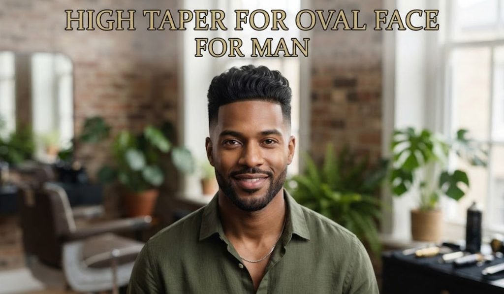 High Taper for Oval Face for man