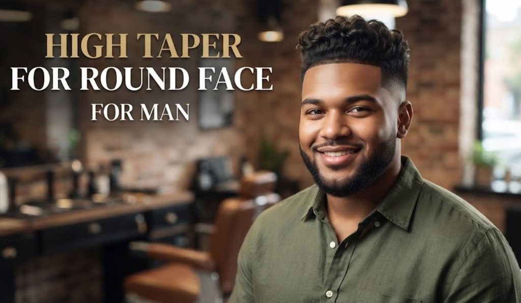 High Taper for Round Face for man