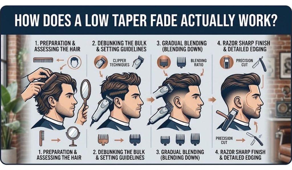 How Does a Low Taper Fade Actually Work