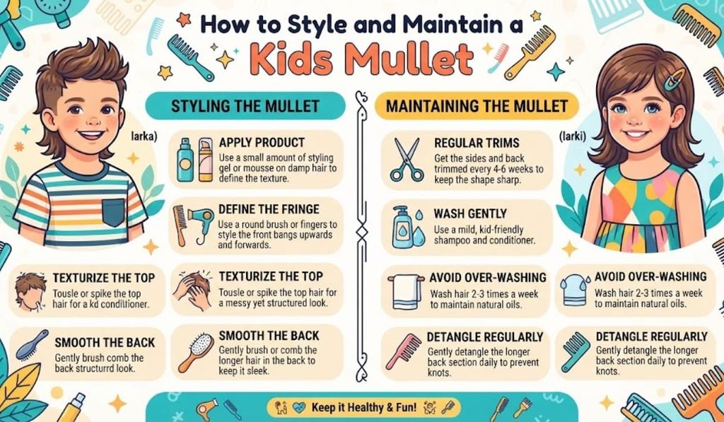 How to Style and Maintain a Kids Mullet