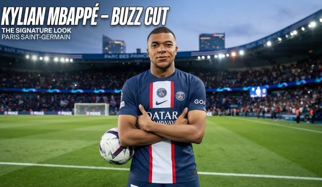 Kylian Mbappé – Buzz Cut