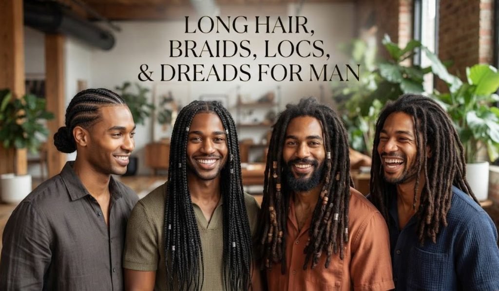 Long Hair, Braids, Locs & Dreads