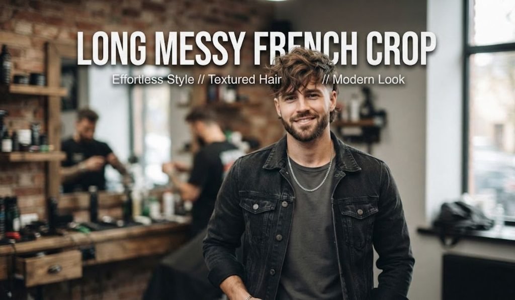 Long Messy French Crop