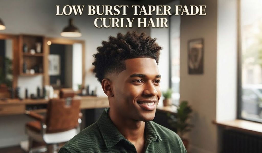 Low Burst Taper Fade Curly Hair