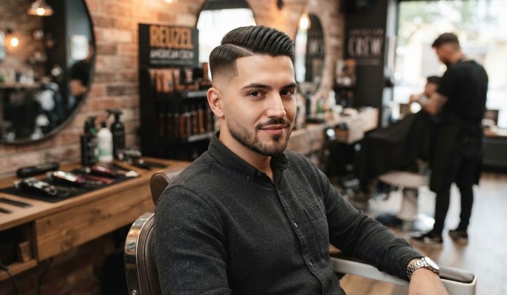 Low Fade Comb Over