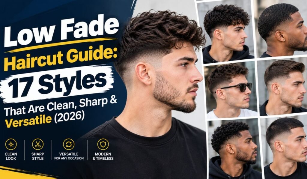 Low Fade Haircut Guide: 17 Styles That Are Clean, Sharp & Versatile (2026)