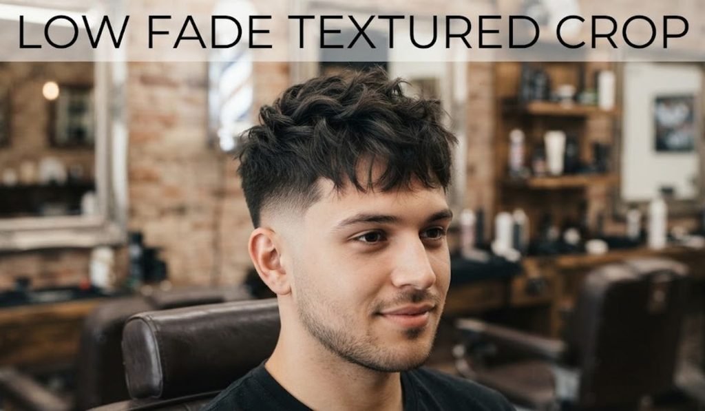 Low Fade Textured Crop