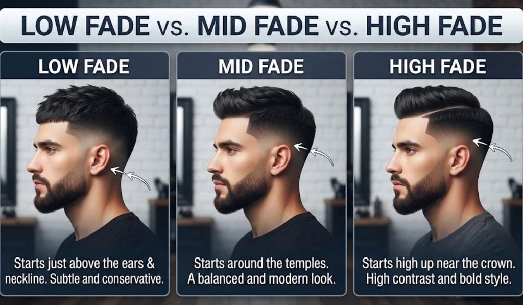 Low Fade vs. Mid Fade vs. High Fade
