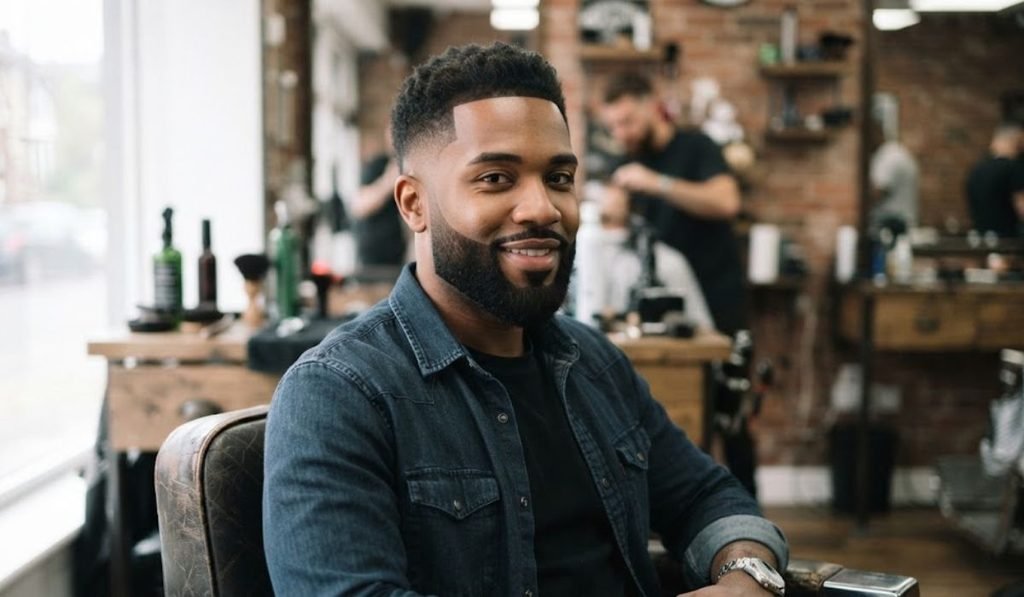 Low Fade with Beard