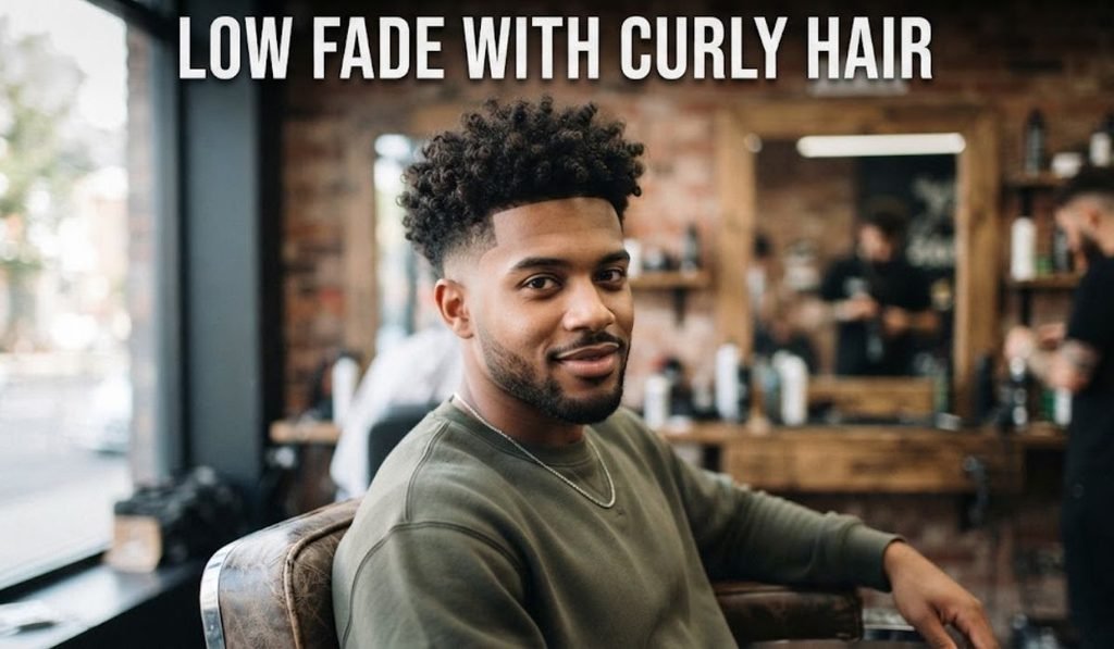 Low Fade with Curly Hair