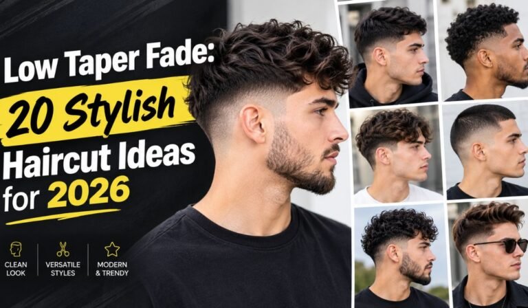 Low Taper Fade: 20 Stylish Haircut Ideas for 2026