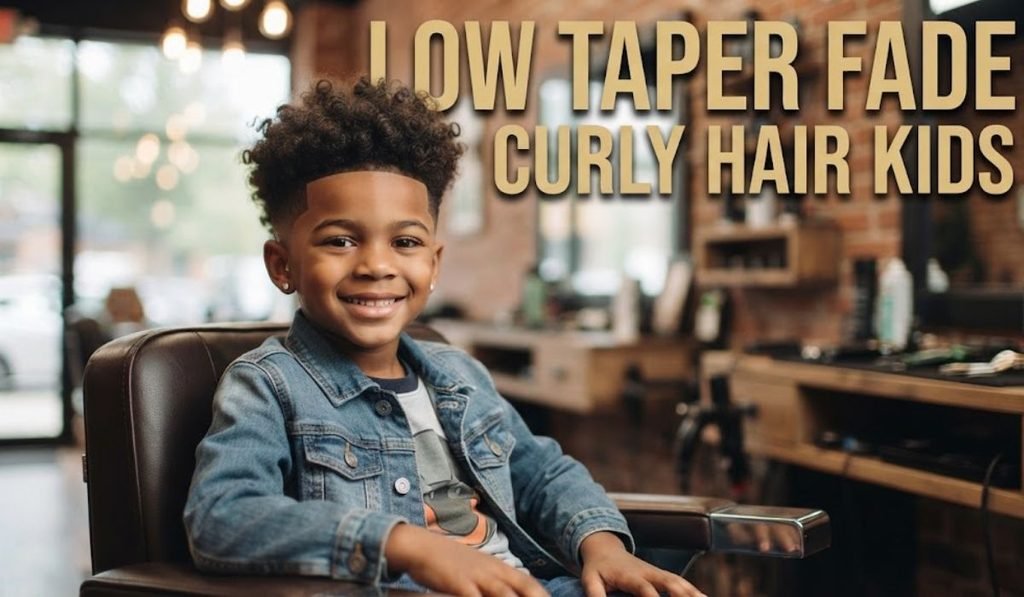 Low Taper Fade Curly Hair Kids