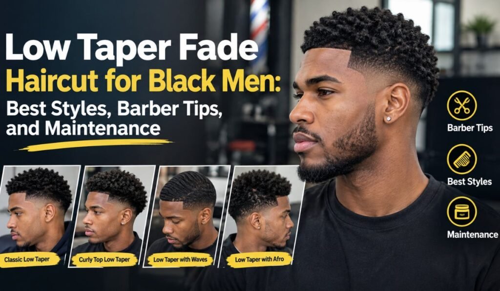Low Taper Fade Haircut for Black Men: Best Styles, Barber Tips, and Maintenance